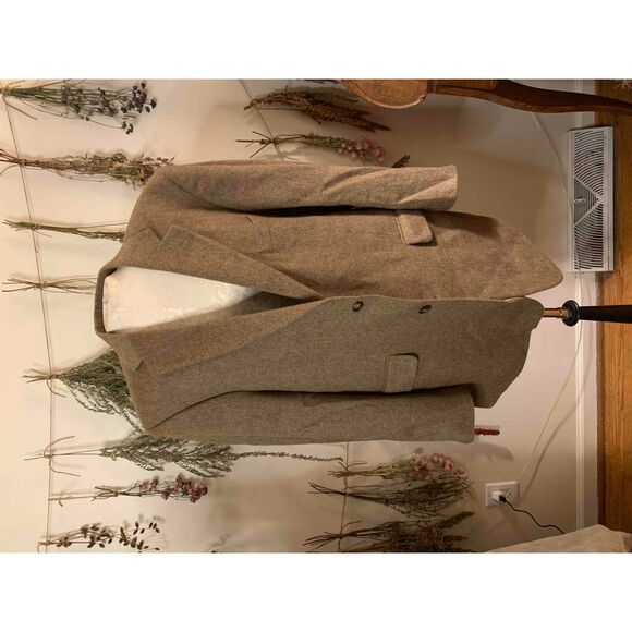 Jos A Bank Taupe Oversized Camel Hair Blazer Two Button Plus size 46R